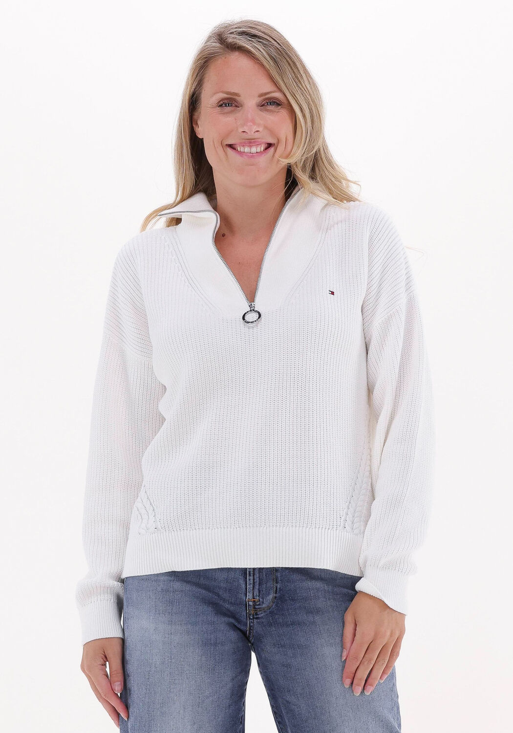 Tommy hilfiger 2025 trui grijs dames