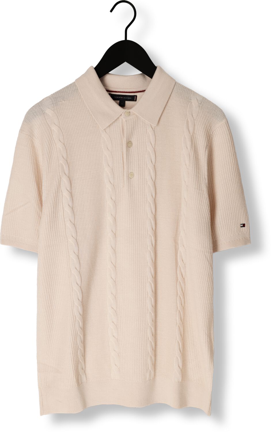 TOMMY HILFIGER Heren Polo's & T-shirts Dc Cable Polo Beige