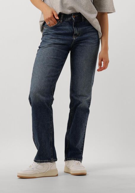 Donkerblauwe LEE Straight leg jeans RIDER CLASSIC - large