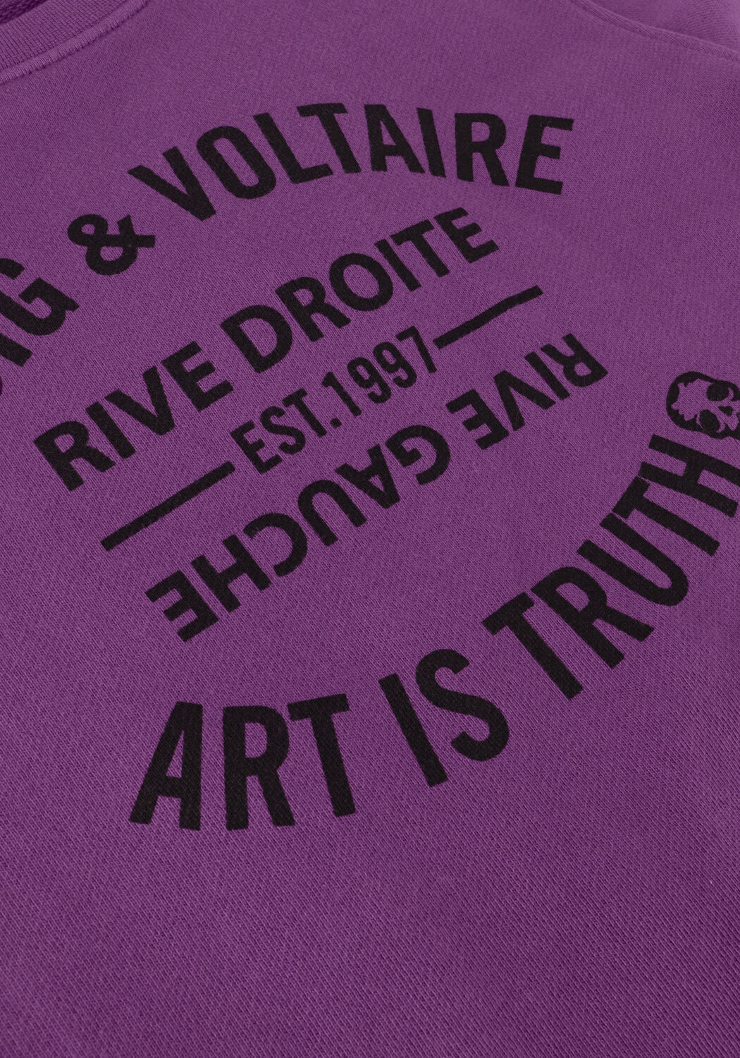 Paarse ZADIG & VOLTAIRE Sweater X60056 - large