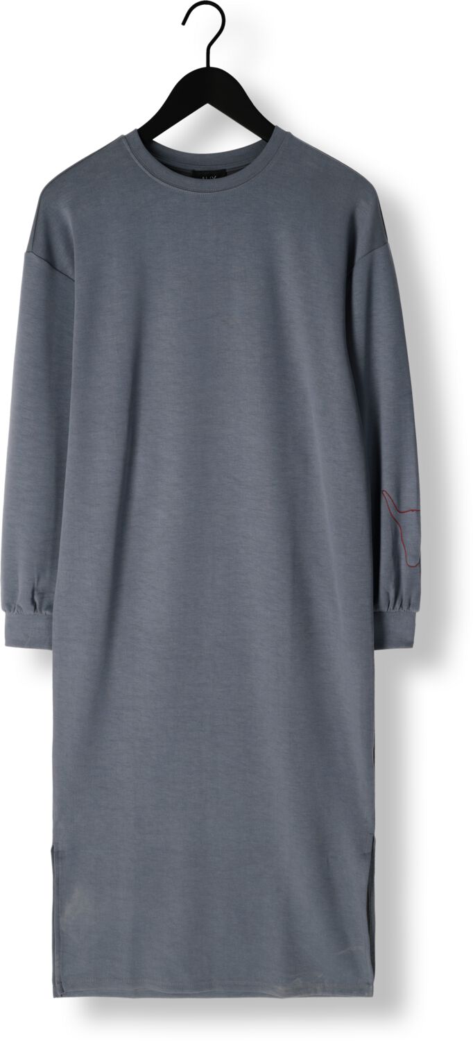 ALIX THE LABEL Dames Jurken Ladies Knitted Flowy Long Sweater Dress Zwart