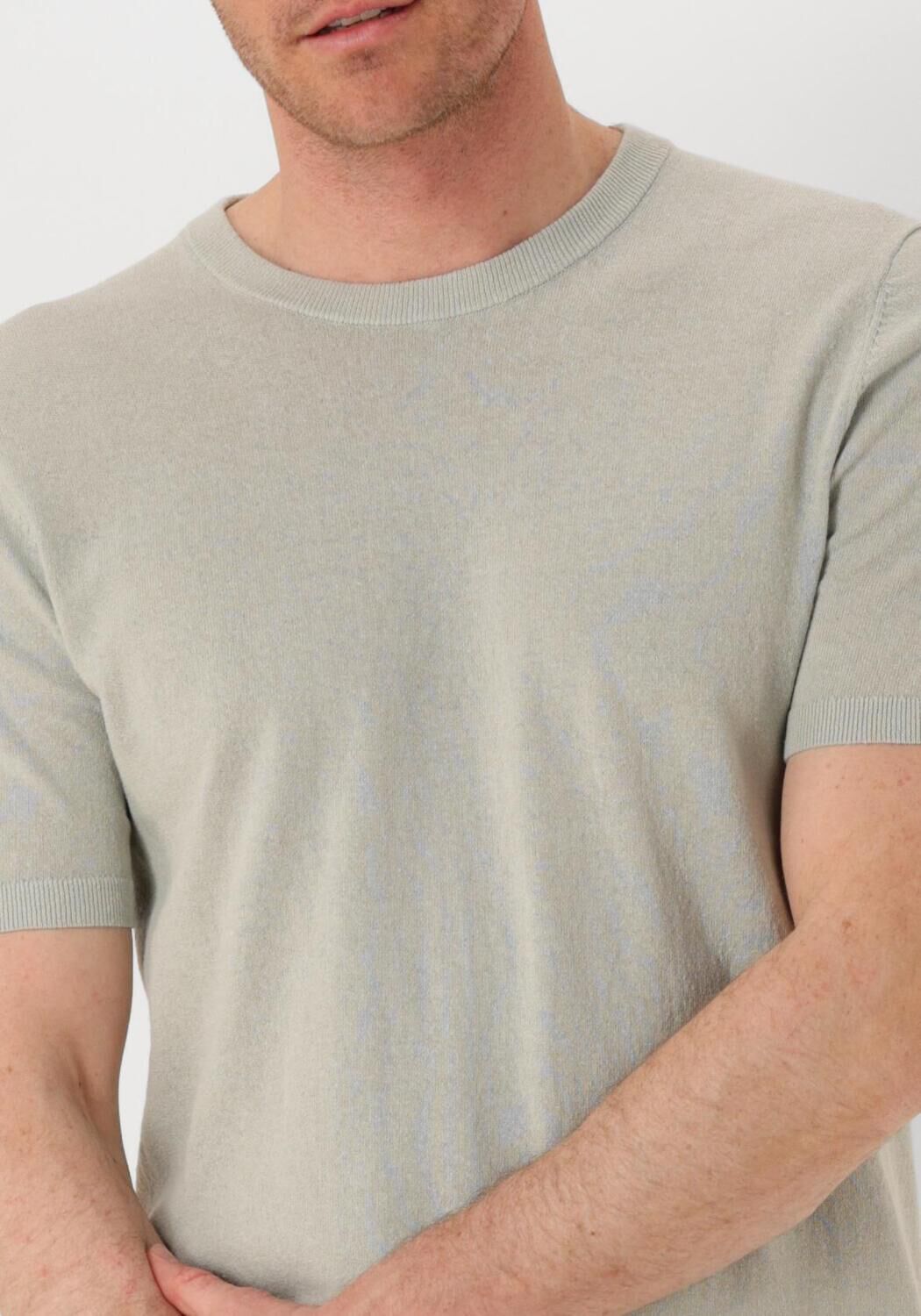SAINT STEVE Heren Polo's & T-shirts Wout Lichtgrijs