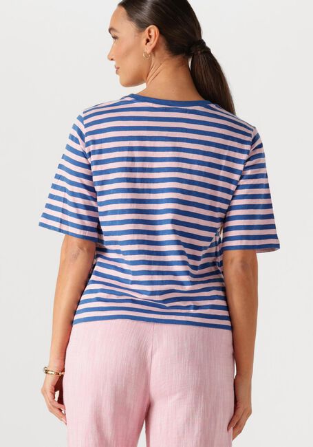 Multi POM AMSTERDAM T-shirt TSHIRT STRIPE BLUE PINK - large