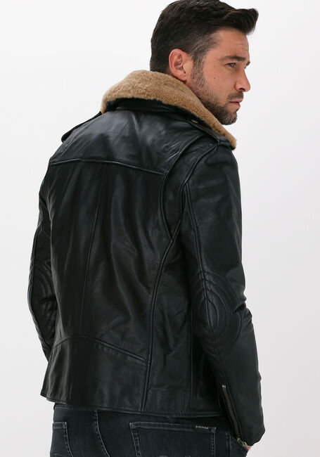 Zwarte GOOSECRAFT Leren jas GALLERY544 - large