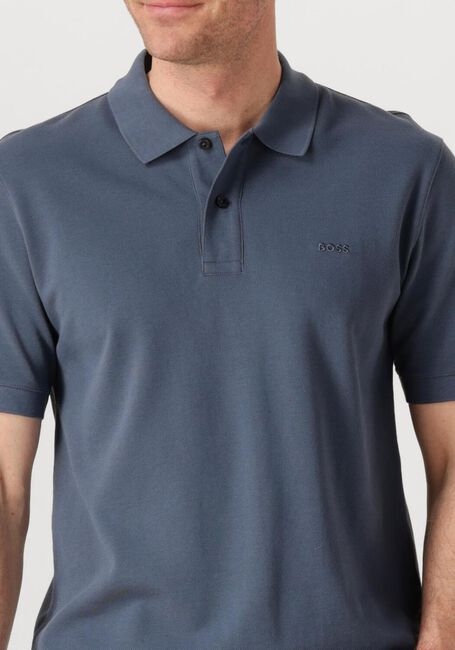 Blauwe BOSS BLACK Polo PALLAS - large