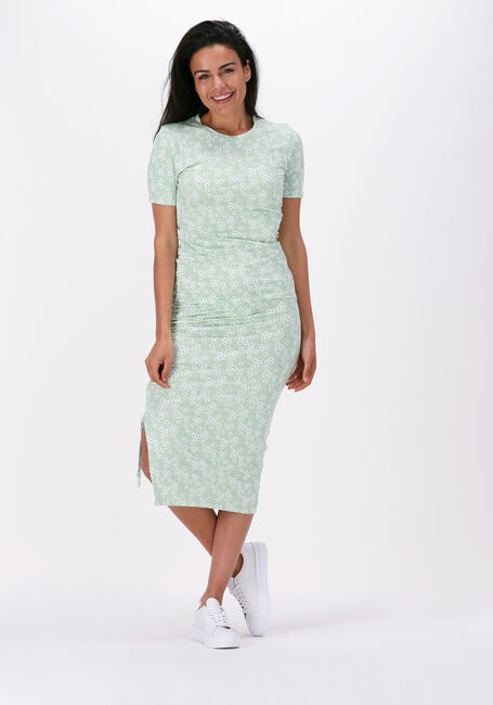 Groene ENVII Midi jurk ENZOE SS DRESS AOP QUIT 5329 - large
