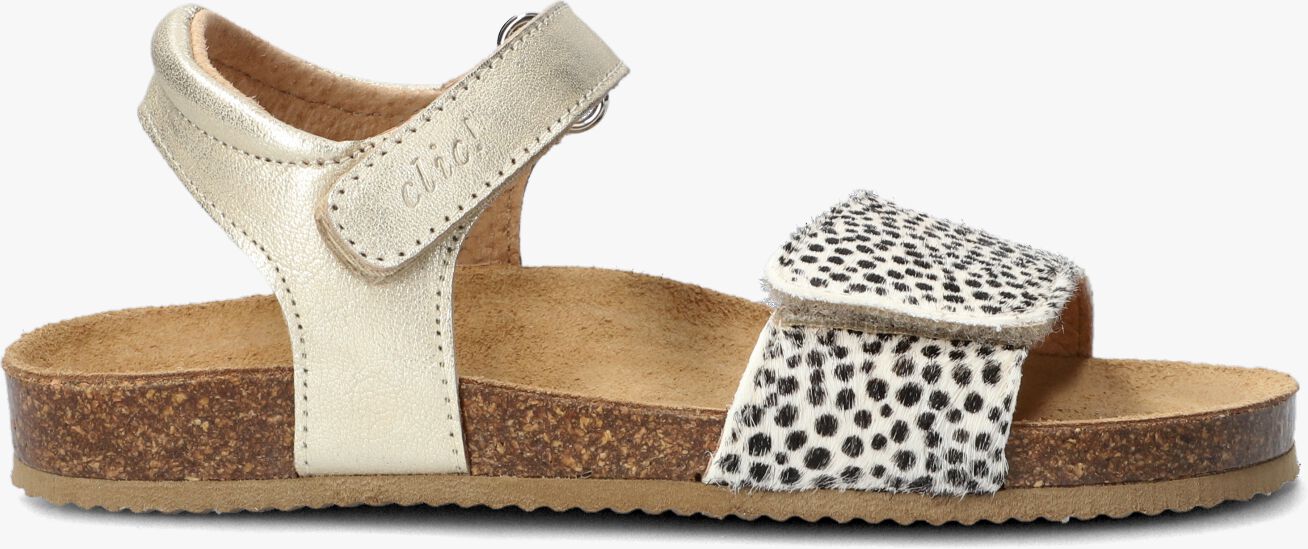 astronaut puree Nadruk Gouden CLIC! Sandalen CL-GRASS | Omoda