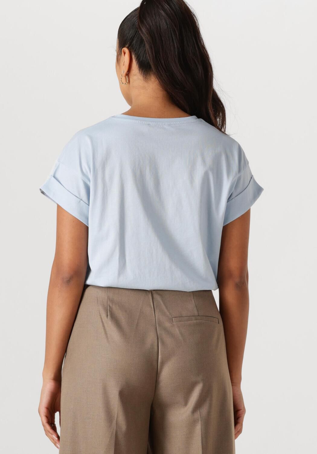 MODSTRÖM Modström Dames Tops & T-shirts Brazilmd Short T-shirt Lichtblauw