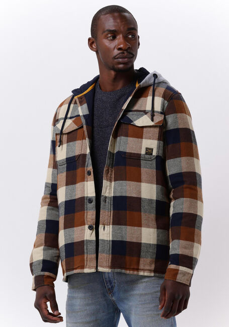 Bruine PME LEGEND Vest LONG SLEEVE SHIRT HEAVY CTN FLANEL TWILL PADDED - large
