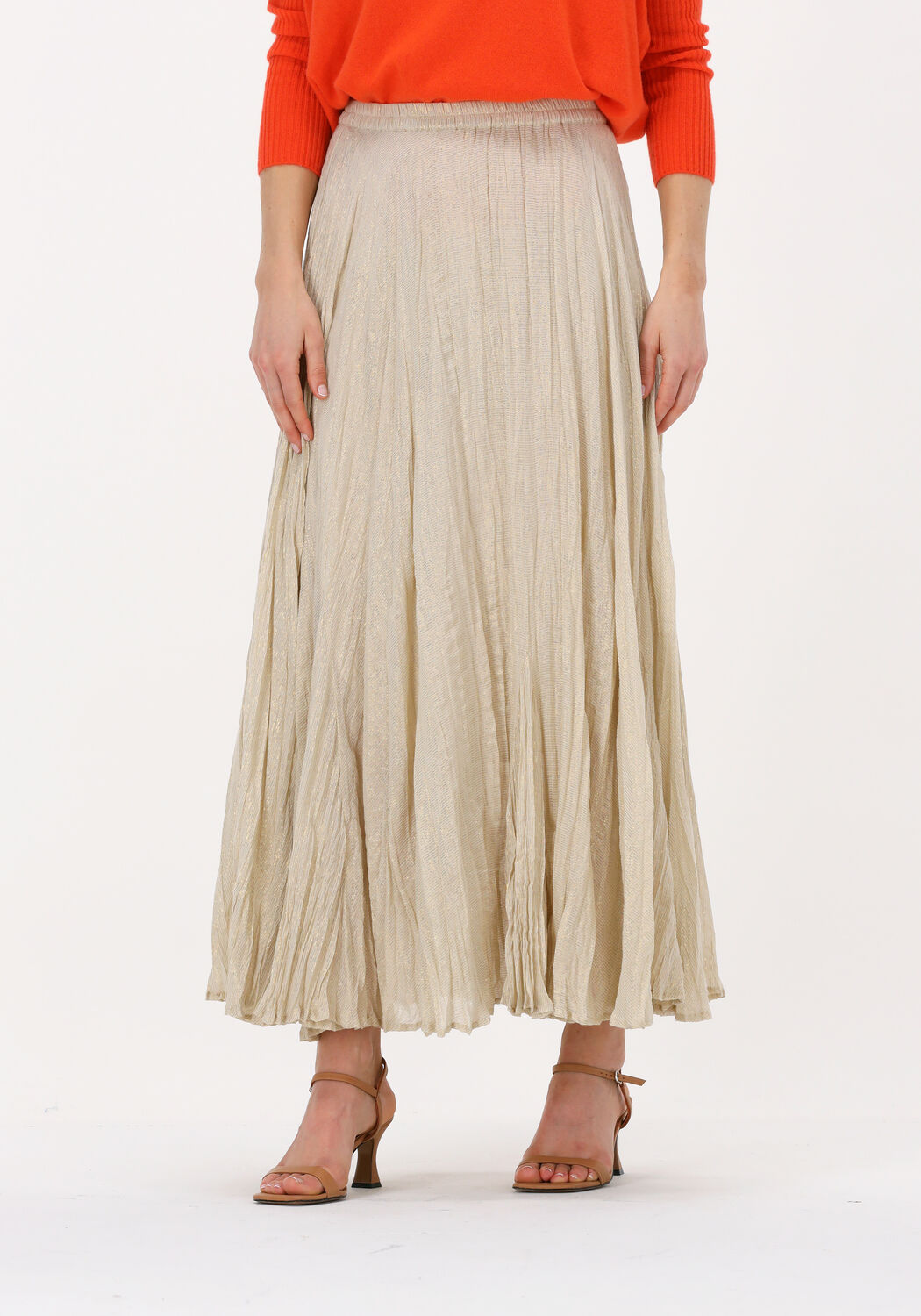 Gouden MES DEMOISELLES Plisse rok MAUBOIS Omoda