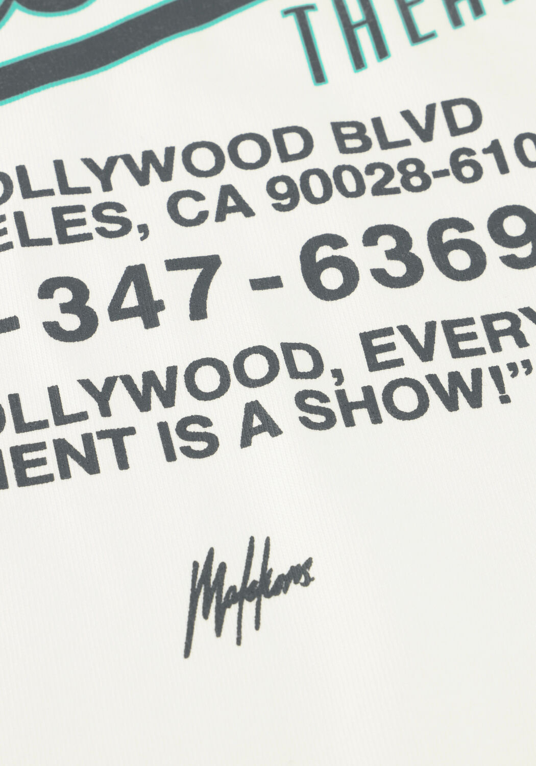 Witte MALELIONS T-shirt THEATRE T-SHIRT - large