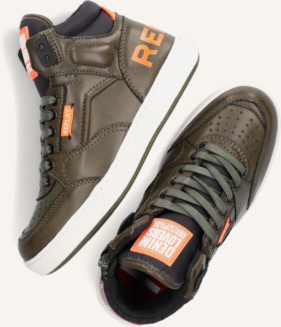 Groene REPLAY Hoge sneakers WALL Groene REPLAY Hoge sneakers WALL - large