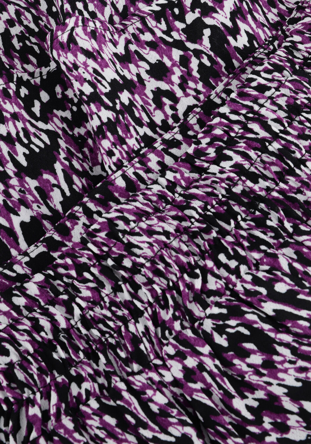 Paarse ALIX THE LABEL Minirok LADIES WOVEN ABSTRACT VISCOSE SKIRT - large