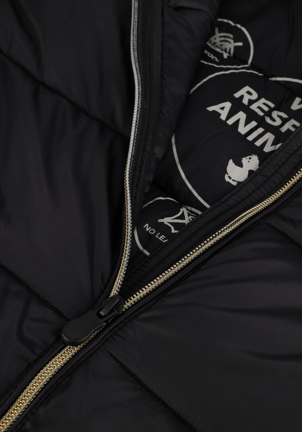 Zwarte SAVE THE DUCK Gewatteerde jas LYSA - large