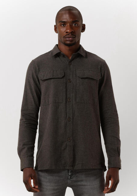 Zwarte DSTREZZED Casual overhemd SHIRT MELANGE FLANNEL - large