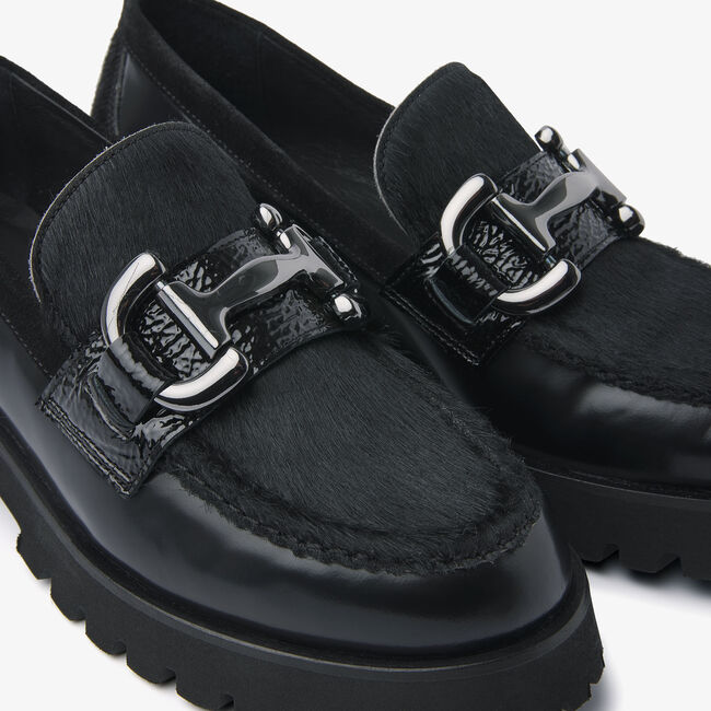 Zwarte VIA VAI Loafers JACE BANKS - large