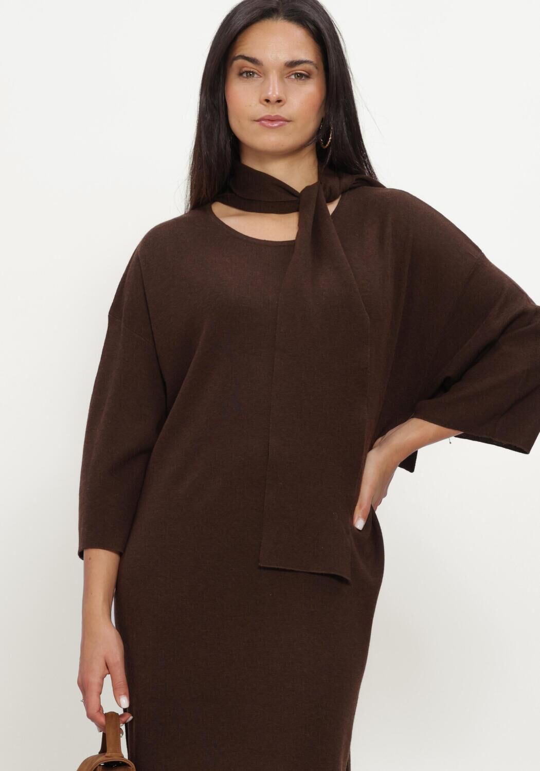 AIMEE THE LABEL Dames Jurken Cannesw6 Dress Bruin