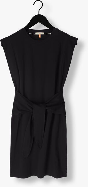 Zwarte SCOTCH & SODA Mini jurk TIE WAIST MINI JERSEY DRESS - large