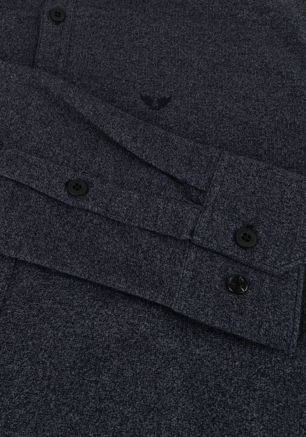 Blauwe PME LEGEND Overhemden LONG SLEEVE SHIRT POLY CTN L.W. STRUCTURE - large