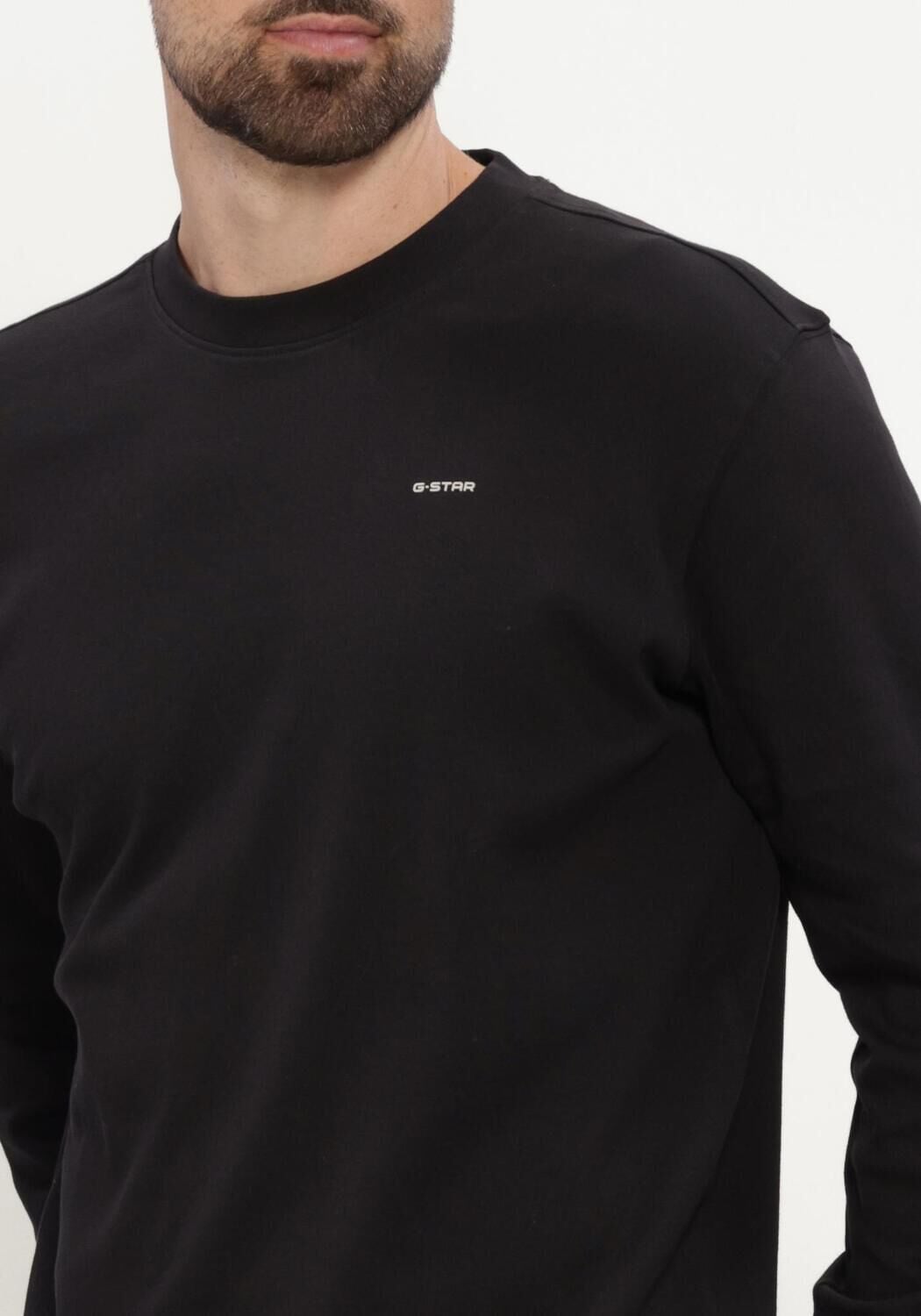 Zwarte G-STAR RAW Sweater TRUE REGULAR R T L\S - large
