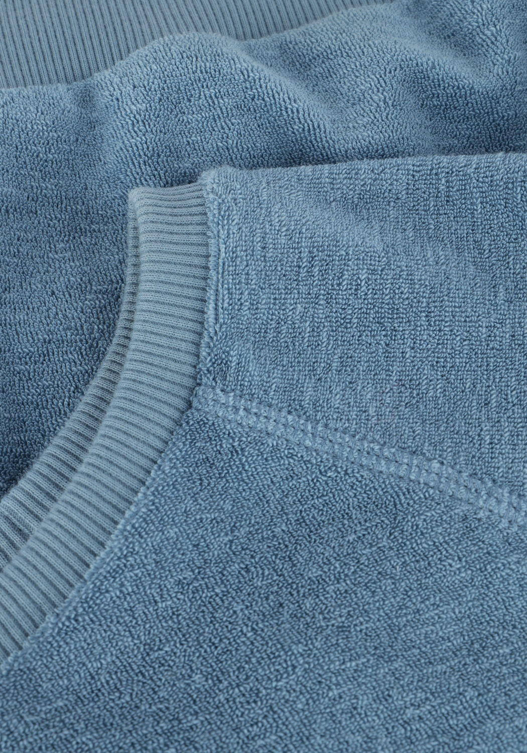 Blauwe BY-BAR Top NEVA SLUB TOP - large