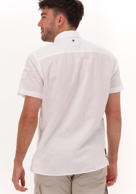 Witte PME LEGEND Casual overhemd SHORT SLEEVE SHIRT CTN/LINEN - large