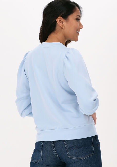 Lichtblauwe SELECTED FEMME Trui SLFTENNY 3/4 SWEAT TOP - large