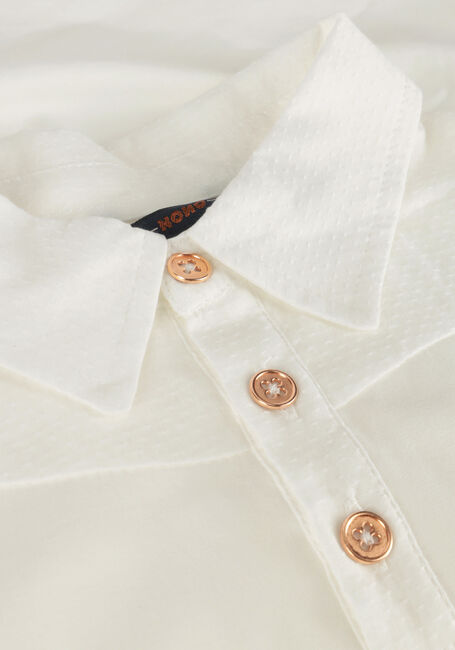 Ecru NONO Blouses KEMMY GIRLS T-SHIRT WITH COLLAR WHITE - large