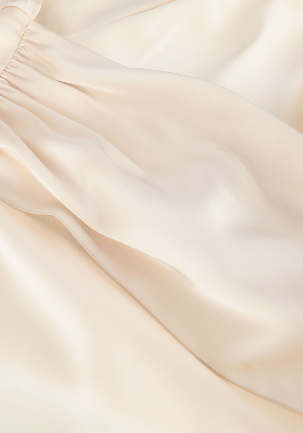 Ecru GESTUZ Top HARPER KNOT BLOUSE - large