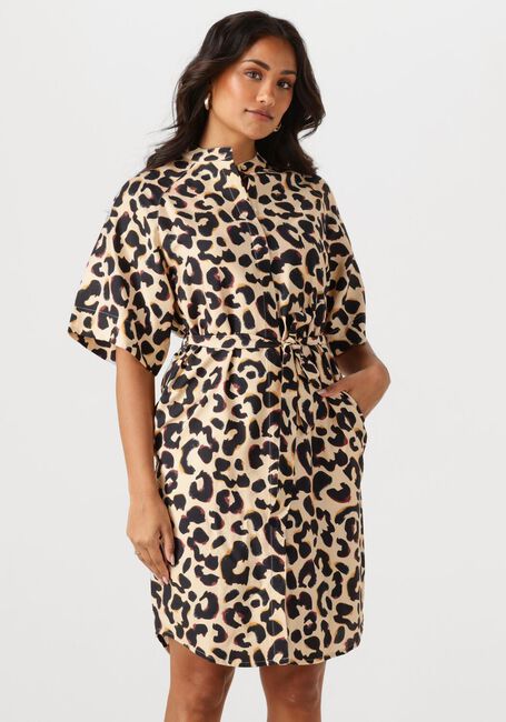 Multi ANOTHER LABEL Mini jurk DENICE ANIMAL DRESS S/S - large