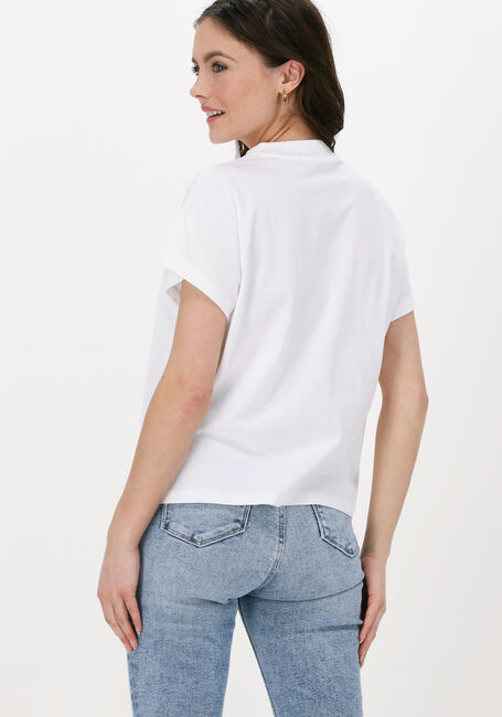 Witte CALVIN KLEIN T-shirt STACKED LOGO LOOSE TEE - large
