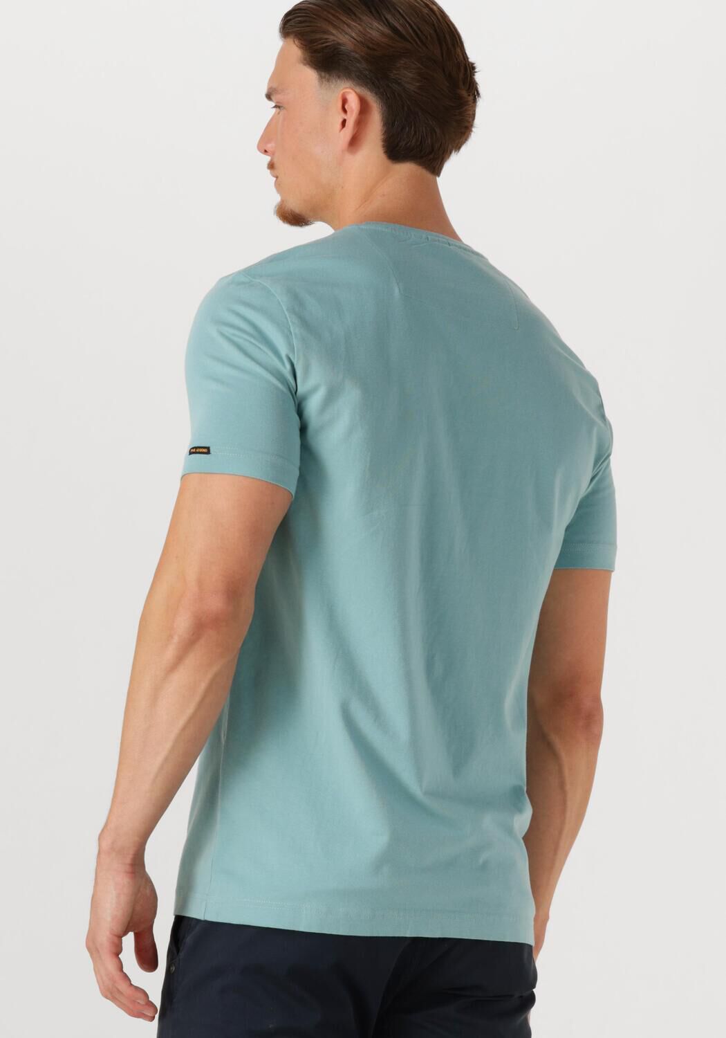 PME LEGEND Heren Polo's & T-shirts Short Sleeve R-neck Guyver Tee Blauw
