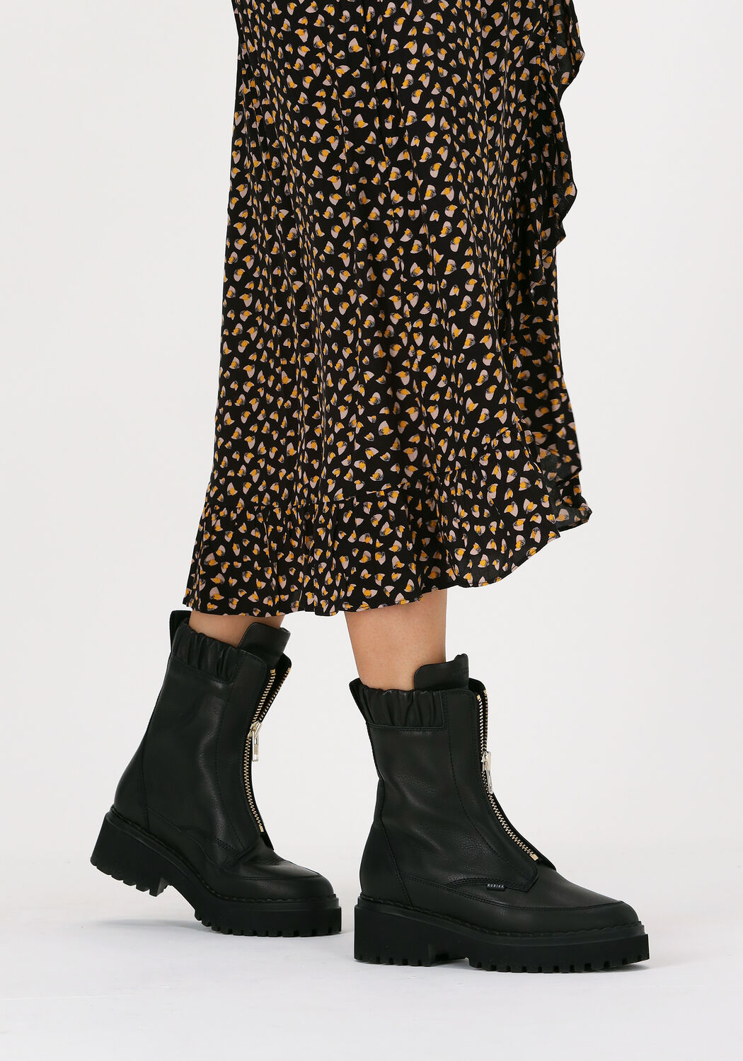 Zwarte NUBIKK Enkelboots FAE WAYNE - large