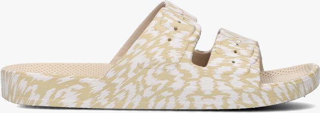 Beige Freedom Moses Slippers IKAT - large