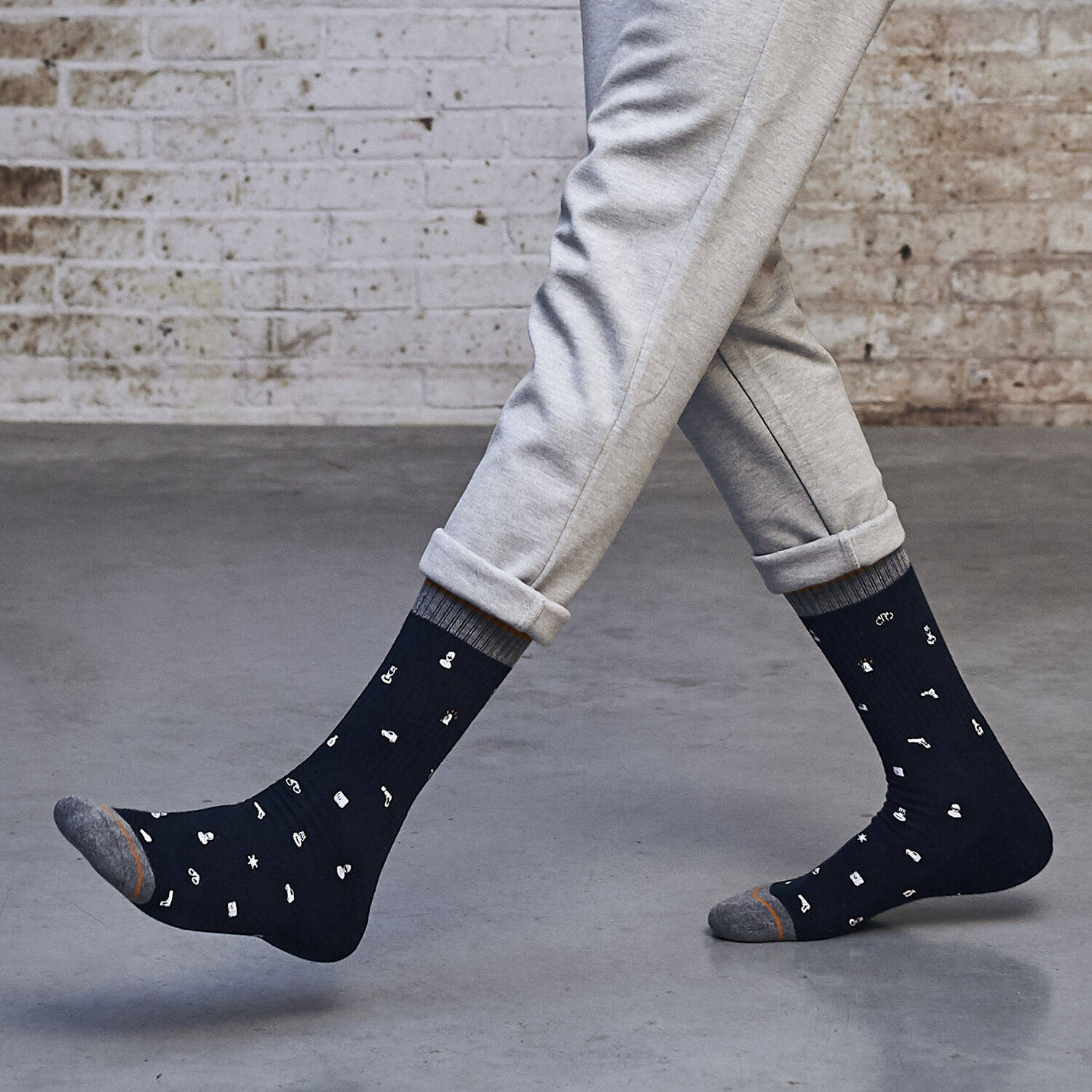 Blauwe XPOOOS Sokken ICONS - large