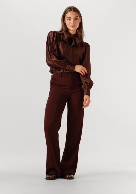 Bruine AAIKO Blouses VERONNE TIE SHIMM RAY 517 2 - large
