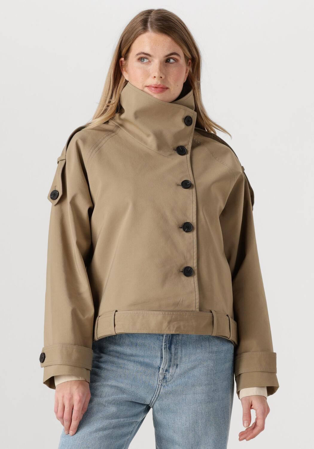 SECOND FEMALE Dames Jassen Toga Jacket Khaki