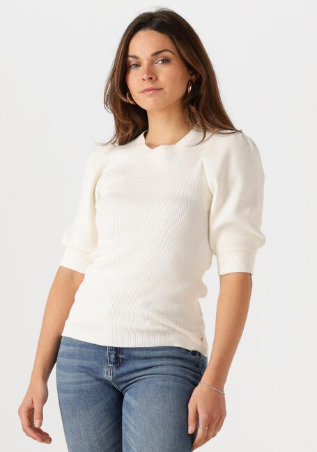 Witte FABIENNE CHAPOT Trui LILLIAN SHORT SLEEVE PULLOVER - large