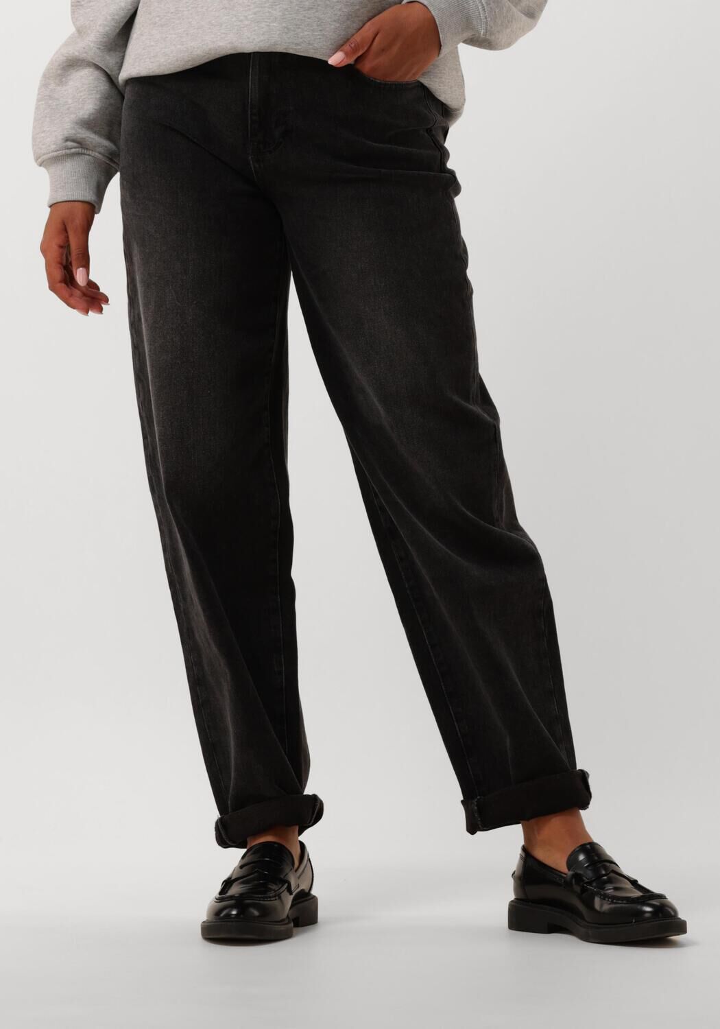 CATWALK JUNKIE Dames Jeans Jn Barrel L32 Zwart