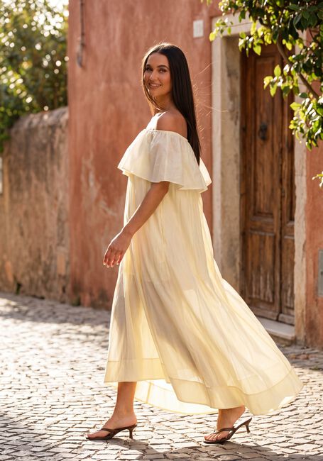 Butter yellow COPENHAGEN MUSE Maxi jurk CMMOLLY-DRESS - large