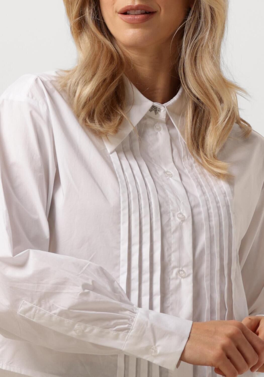 BRUUNS BAZAAR Dames Blouses Cerastium Feruz Shirt Wit