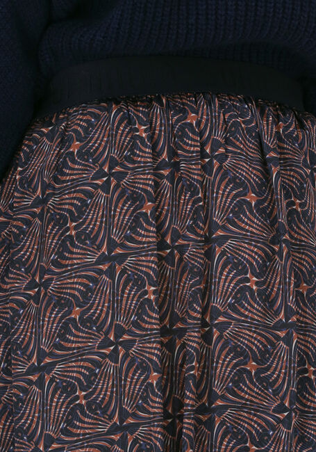 Blauwe SUMMUM Midirok SKIRT ART DECO PRINT - large