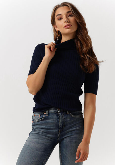 Donkerblauwe BELLAMY T-shirt AUDREY SHORT SLEEVE - large