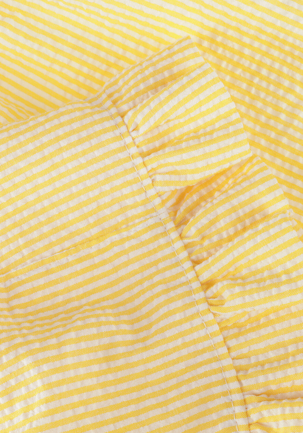 Gele Salty Stitch Korte broek STRIPES RUFFLE SHORT - large