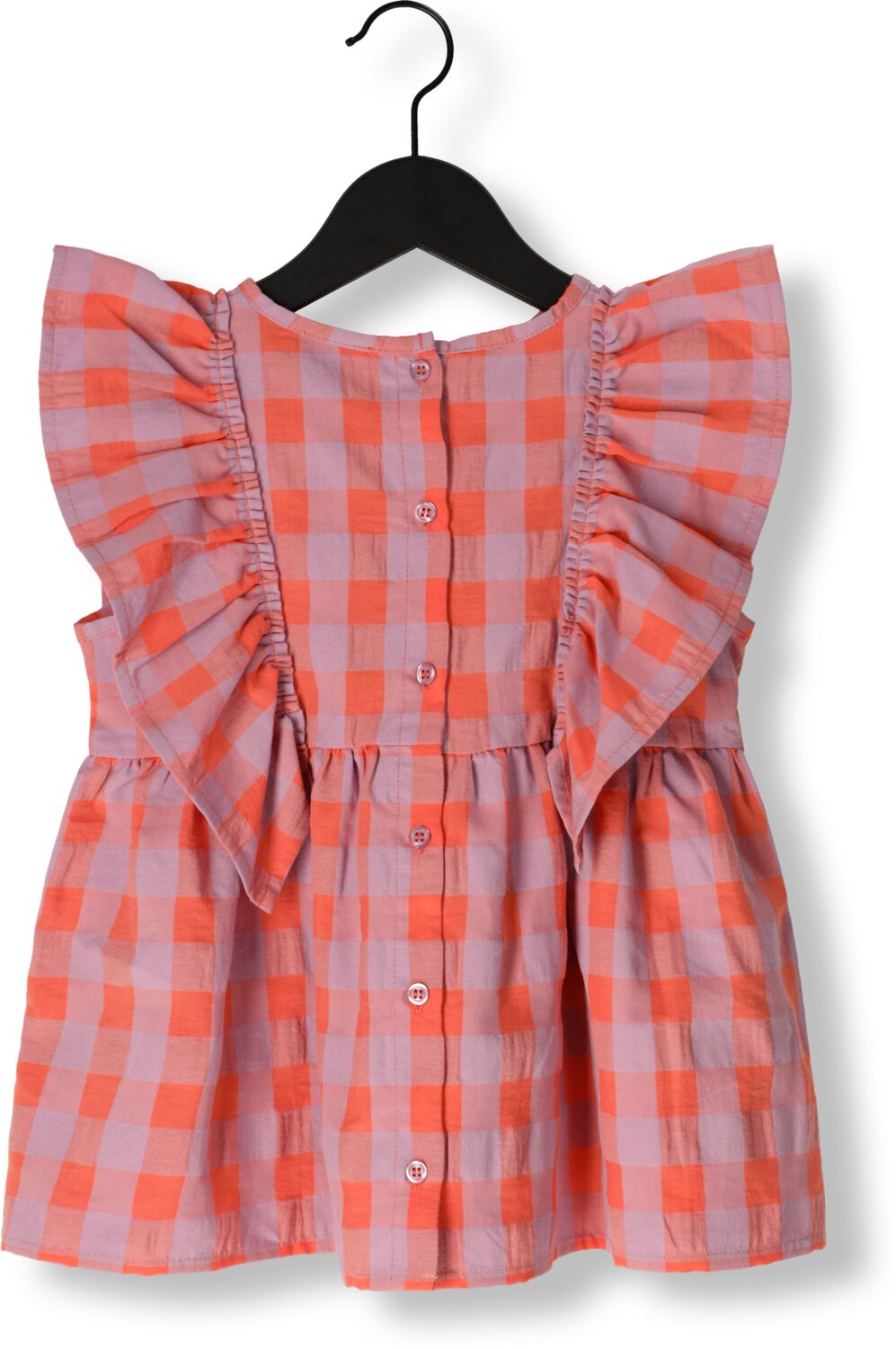 PETIT BLUSH Meisjes Blouses Ruffle Blouse Check Multi