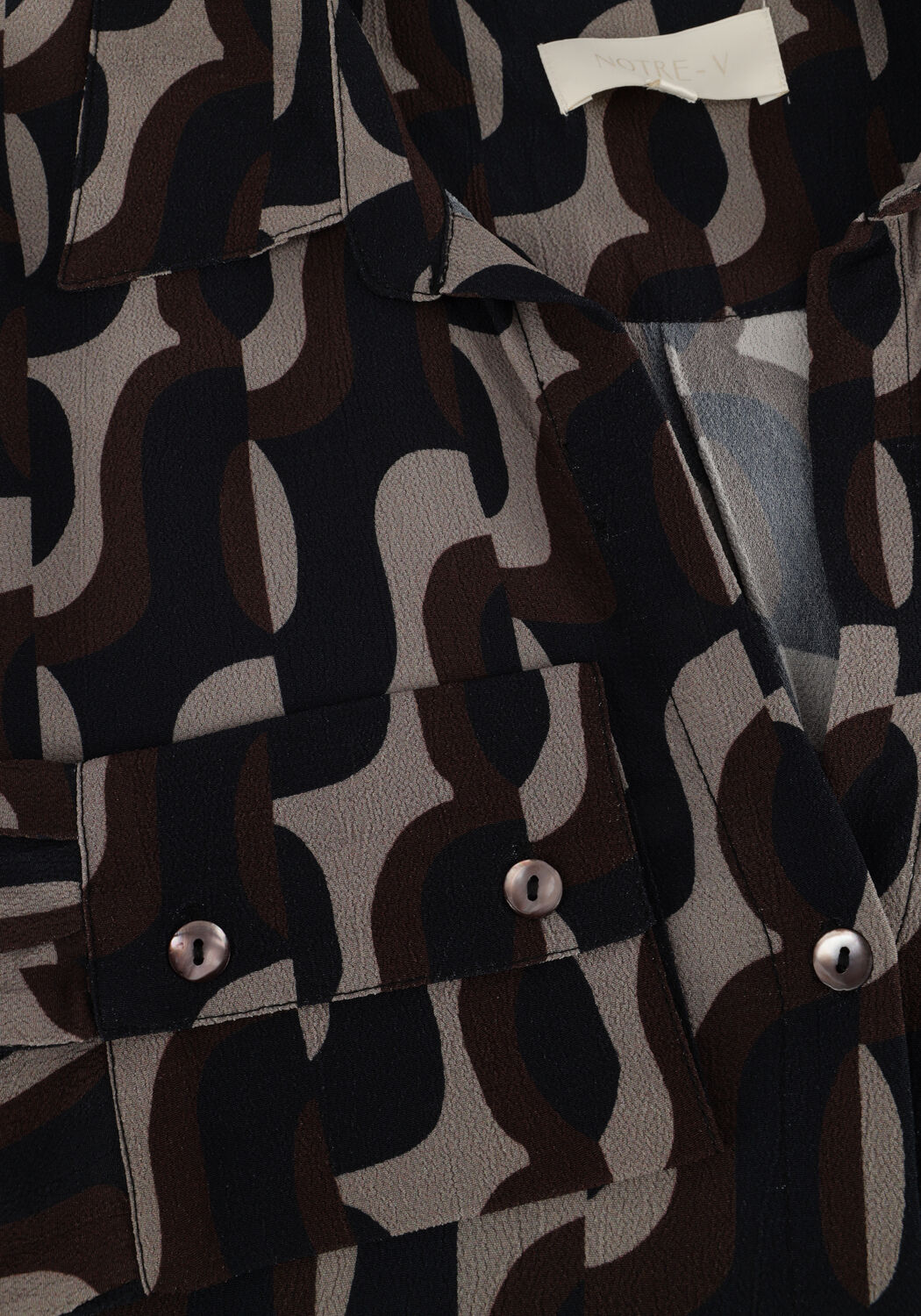 Zwarte NOTRE-V Blouses NV-EMMA - large