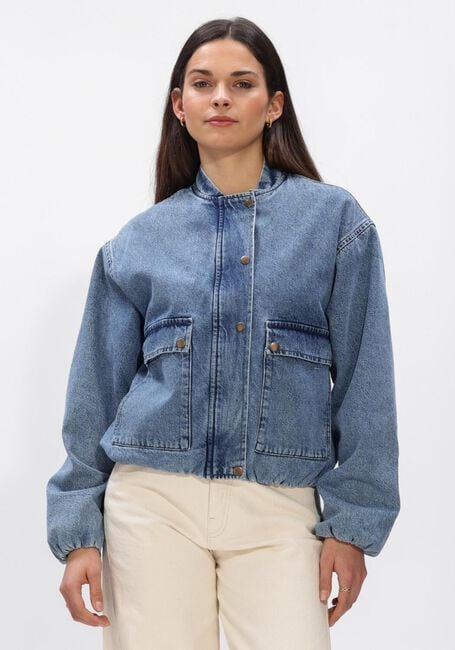 Blauwe BY-BAR Jassen MAGGIE DENIM JACKET - large