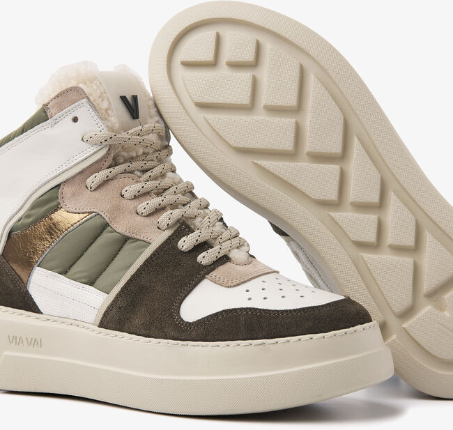 Groene VIA VAI Hoge sneaker BLUE MATT - large