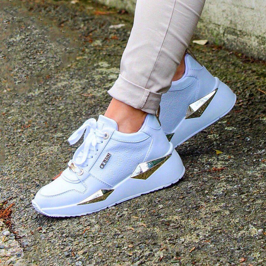 Witte GUESS Lage sneakers TALLYN | Omoda