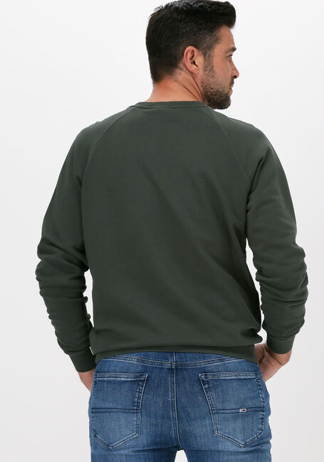 Donkergroene FORÉT Sweater SPRUCE SWEATSHIRT - large